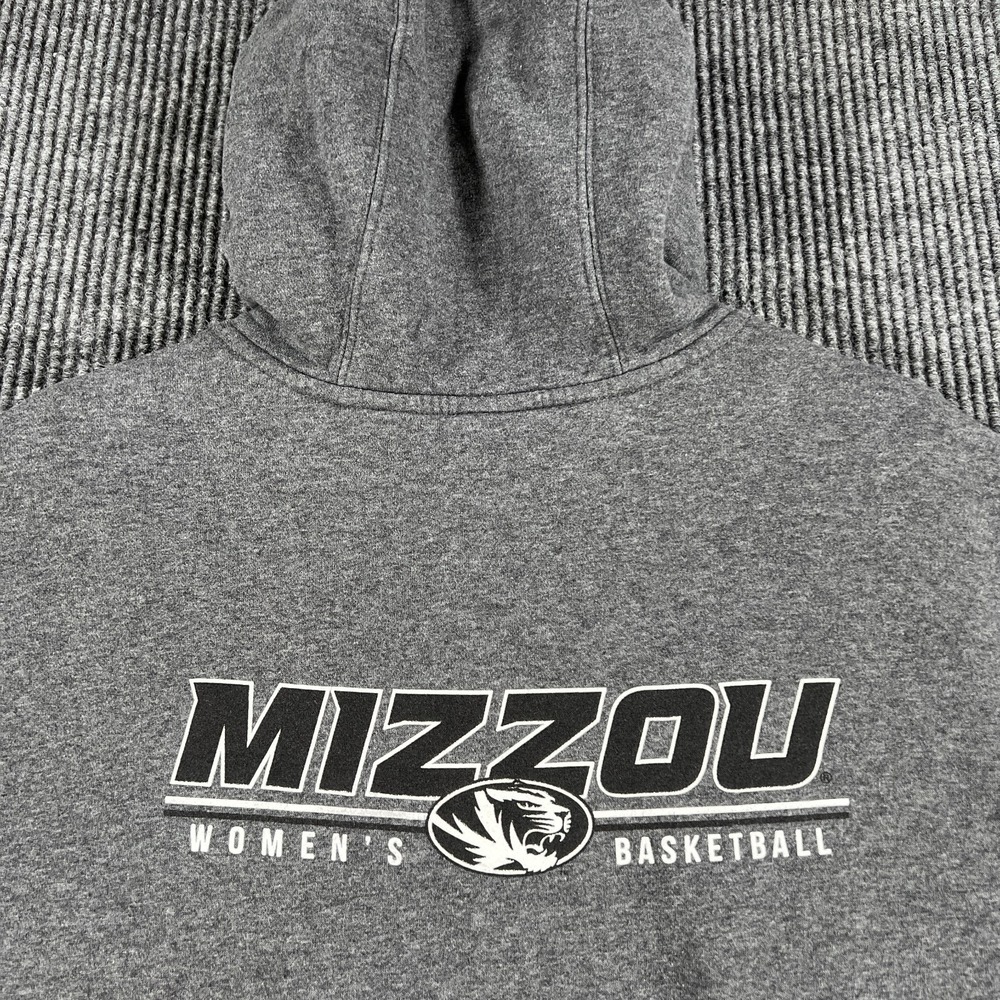 Missouri Tigers Mizzou Womens Basketball Hoodie Sweatshirt Nike Medium Gray SEC